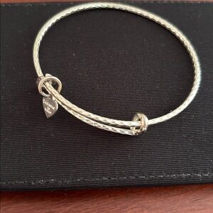 Alex and Ani Silver Bangle Bracelet.